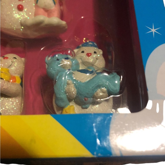 Care Bears Christmas Holiday Set Snow Bear Cheer Funshine  Heirloom Collection - Picture 3 of 5